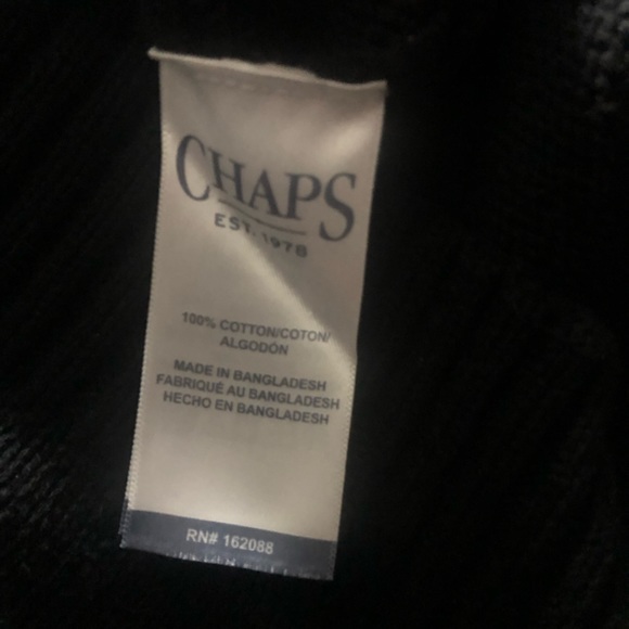 Chaps Men’s Winter Sweater Size Large - Picture 4 of 4